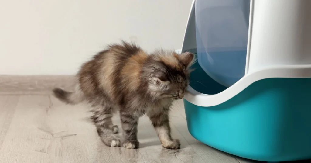 Training a Kitten to Use the Litter Box